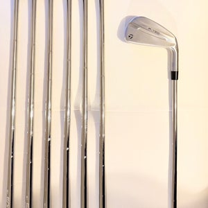 Men's 2025 TaylorMade P-790 Right Handed Iron Set Stiff Flex Steel Shaft (New)
