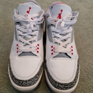 Air Jordan 3 Retro "Fire Red" Men's Size M 10.0 (W 11.0) Air Jordan Shoes (Used)