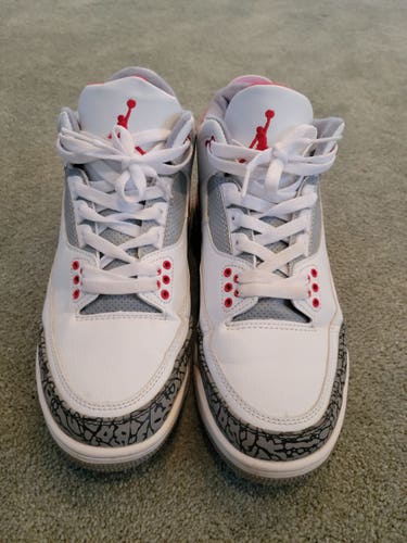 Air Jordan 3 Retro "Fire Red" Men's Size M 10.0 (W 11.0) Air Jordan Shoes (Used)