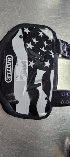Used Battle Sports BACK PLATE FB Shoulder Pads Black Senior 11497-S000155555