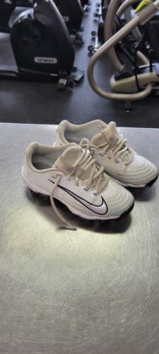 Used Nike 13C BB/SB Cleats White Youth 13.0 11497-S000155539