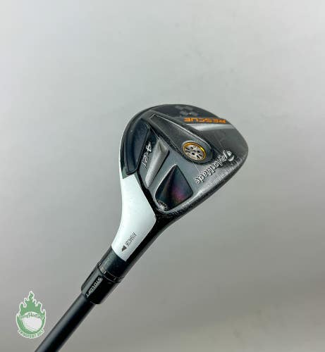 Used RH TaylorMade Rescue 2011 4 Hybrid 21* SVS8 Stiff Flex Graphite Golf Club