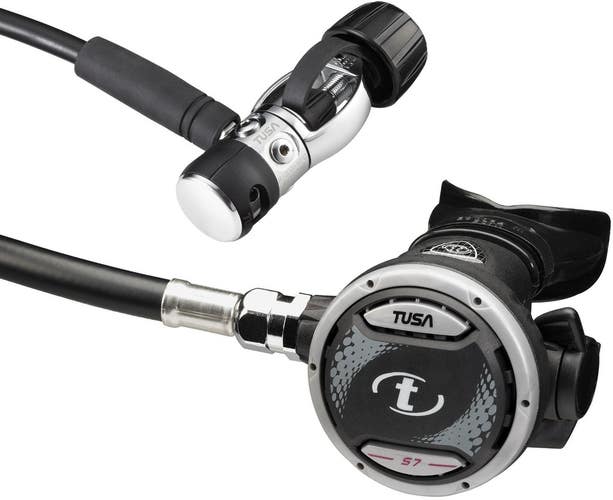 Tusa RS-1207 Yoke Regulator Set Scuba Diving 1st 2nd Stage R-1200, S-0007