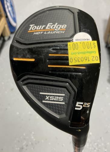 Tour Edge Hot Launch X525 25 #5 Hybrid MAMIYA HELIUM 55R Regular Flex Graphite
