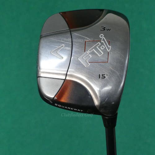 Callaway FT-i Squareway Fairway 15 3 Wood Fujikura Fit-On M Graphite Stiff