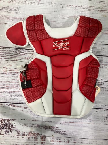 Red Adult Rawlings Mach Catcher's Chest Protector (Used)