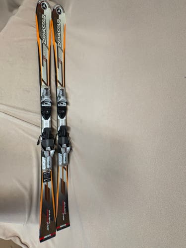 Unisex All Mountain 165 cm Dynastar Skicross carve Skis With Bindings (Used)