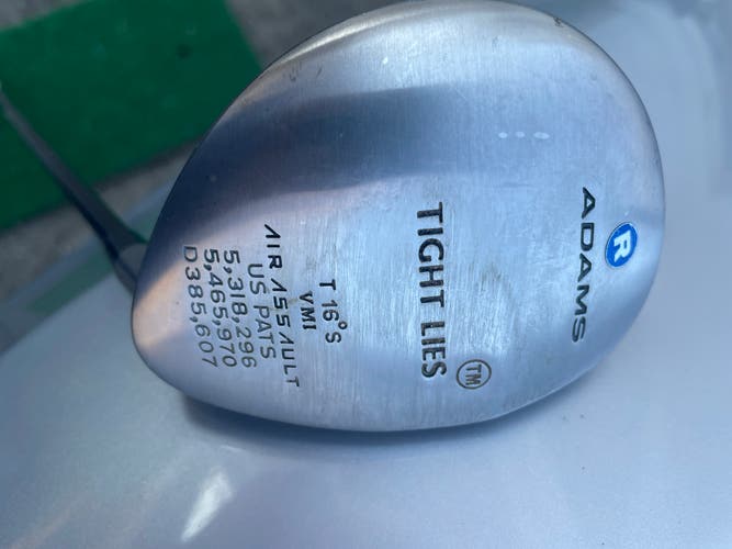 Men's 2002 Adams Tight Lies Right Handed Fairway Wood Regular Flex 3 Wood (Used)