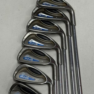 Used Men's Ping G2 Right Handed Iron Set | 4i - 9i, PW | Regular Flex | Steel Shafts