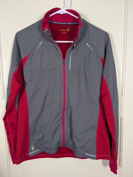 Smartwool L PhD Running Gorpcore Jacket Full Zip Base Layer Merino Wool Size: L