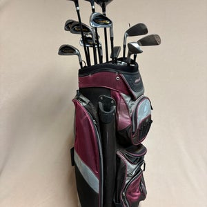 Men's Spaulding Cannon Right Handed Clubs (Full Set) Regular Flex 13 Pieces (Used)