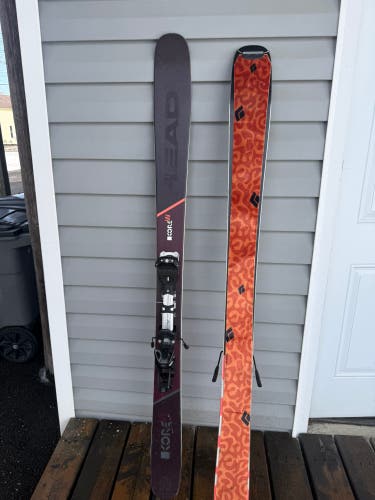 HEAD Kore W 99 Alpine + Touring Skis With Tyrolia Ambition bindings + Black Diamond Skin