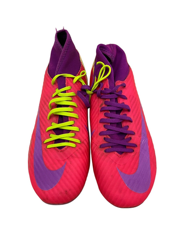 Used Nike MERCURIAL SUPERFLY Soccer Cleats Pink Senior 6.5 11692-S000146546