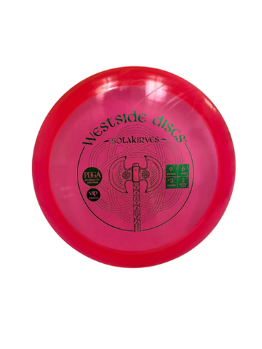 Used Westside VIP SOTAKIRVES Disc Golf Driver Pink 167g 11692-S000146630