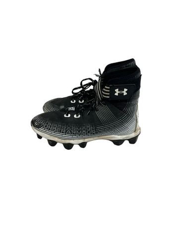 Used Under Armour HIGHLIGHT FRANCHISE Jr FB Cleats Black Junior 05 11692-S000146475