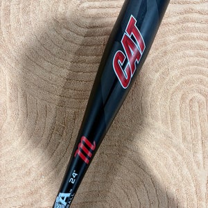 2021 Marucci CAT Alloy Bat USABat Certified (-11) Alloy 13 oz 24" (Used)