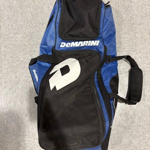 Blue DeMarini Wheeled Catcher's Bag (Used)