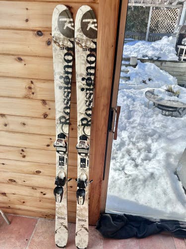 Unisex Rossignol S80 170 cm All Mountain Skis With Bindings (Used)