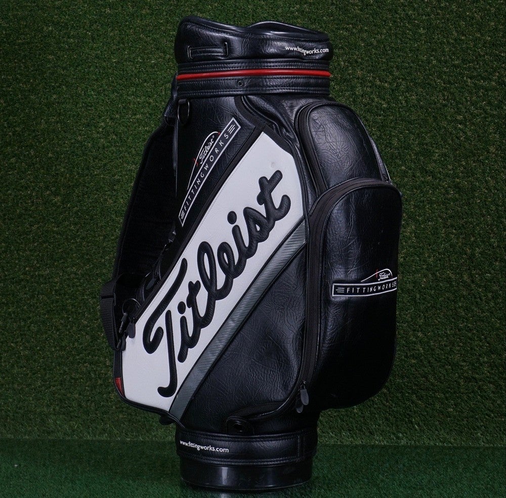 Titleist Fitting Works ゴルフバッグ Titleist Fitting Works Staff Bag 6-Way 10 x 11 Golf Bag, Black