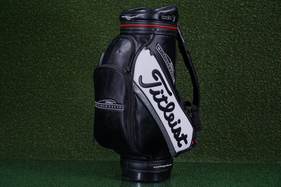 Titleist Fitting Works ゴルフバッグ Titleist Fitting Works Staff Bag 6-Way 10 x 11 Golf Bag, Black