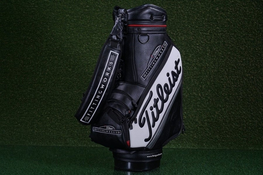 Titleist Fitting Works ゴルフバッグ Titleist Fitting Works Staff Bag 6-Way 10 x 11 Golf Bag, Black