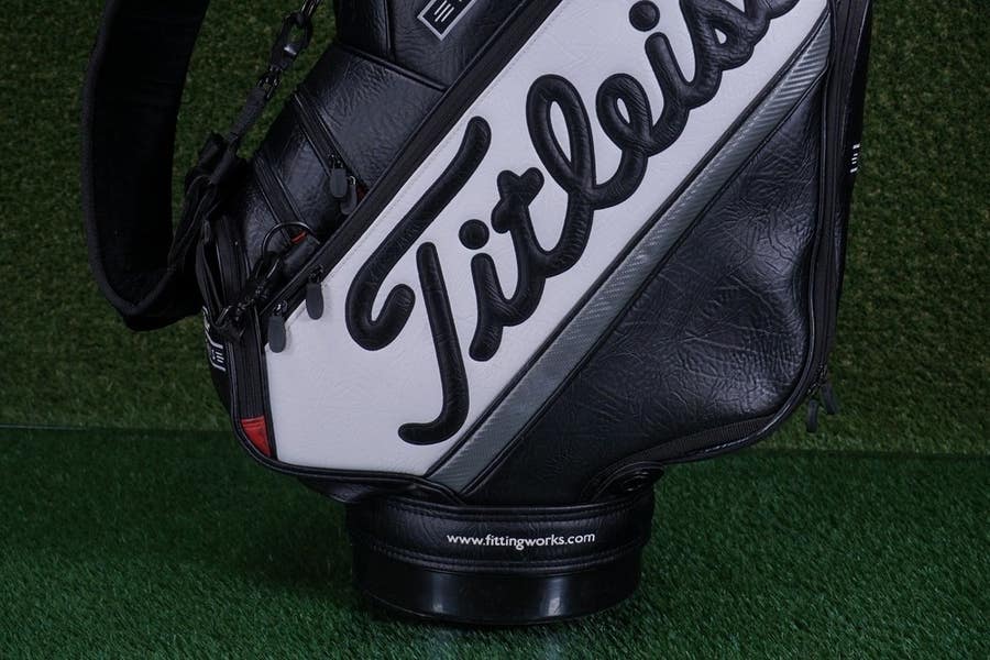 Titleist Fitting Works ゴルフバッグ Titleist Fitting Works Staff Bag 6-Way 10 x 11 Golf Bag, Black