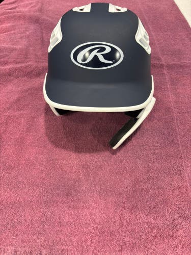 6 3/8-7 1/8 Matte Blue Rawlings R16 Batting Helmet (New)