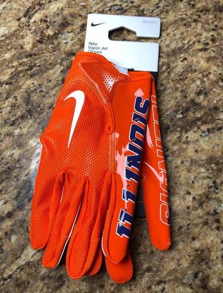 Men’s Size 2XL Nike Illinois Fighting Illini Vapor Jet 7.0 Team Issued Football Gloves