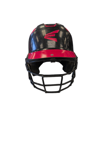 Used Easton NATURAL Batting Helmet w/Mask Black And Red SM 11862-S000092918