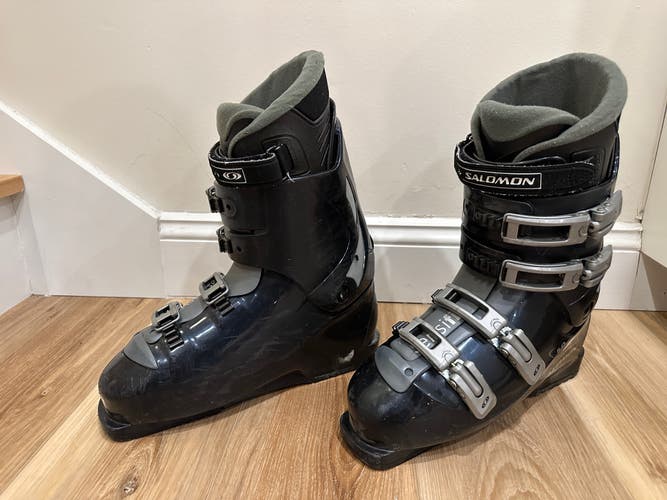 MENS SKI BOOTS - SALOMON PERFORMA 5.0 sz 10 - 10.5 / Mondo 28-28.5 (USED)