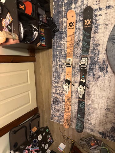 Unisex 2023 Volkl Revolt 156 cm Park Skis With Bindings Max Din 13 (Used)