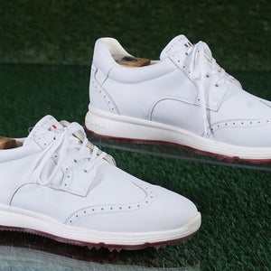 Duca del Cosma Womens Sabina - White 9 40eu Spiked Ladies Golf Shoes Worn Once!