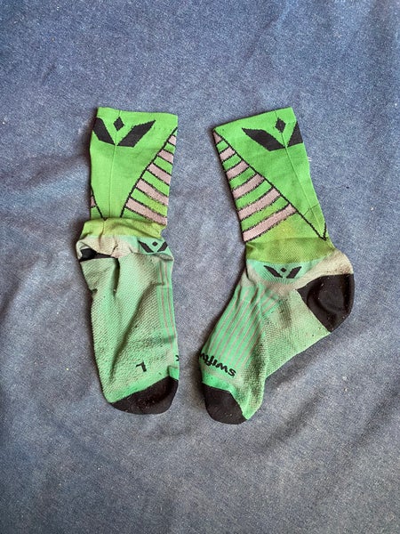 Green Men's Large Socks (Used)