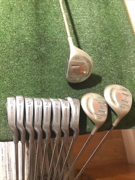 Northwestern Ladies Conquest Full Set (Driver, 3W, 5W, 3-PW) Steel Shafts (Read)