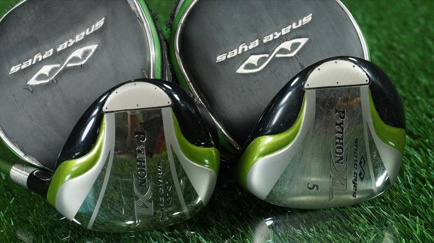 Snake Eyes Python XL Fairway Woods Set 5W, 7W Regular ALDILA Graphite RH +Covers