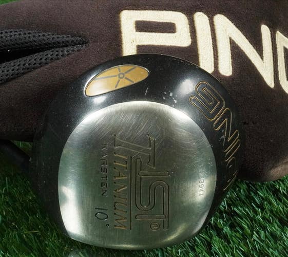 Ping Titanium ISI 10 Driver Karsten 350 Series Regular Flex RH W/ Headcover