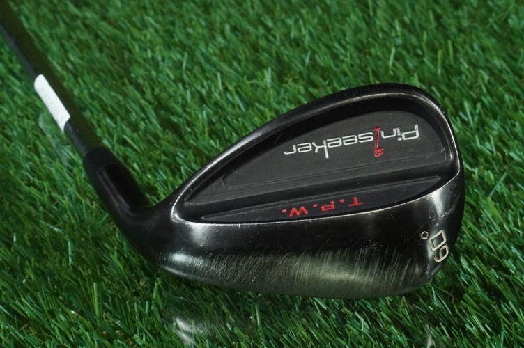 Pinseeker T.P.W. 60 Lob Wedge Steel Shaft Wedge Flex Right Handed RH ~ LOOK!!