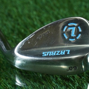 Lazarus Milled 60 Lob Wedge Forged Steel Shaft Wedge Flex RH ~ LOOK!!