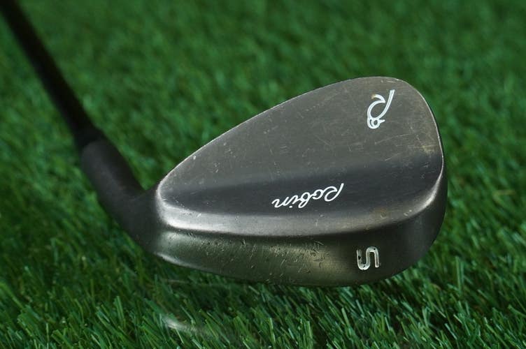 Robin Golf Sand Wedge "S Black Steel Shaft Wedge Flex RH ~ LOOK!!
