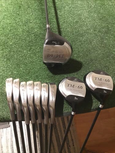 Pro Kennex TM-60 Tour Design Full Set (D, 3W, 5W, 3-PW) Tour Flex Graphite