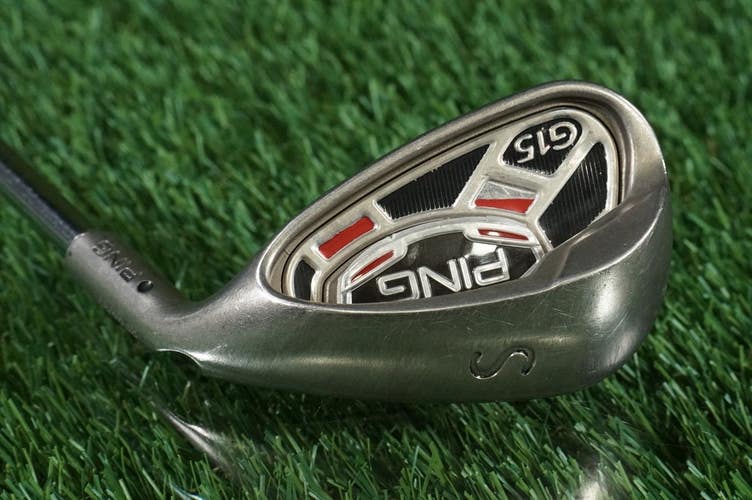 PING G15 Sand Wedge "S" AWT Stiff Flex Steel Shaft Black Dot Right Handed RH