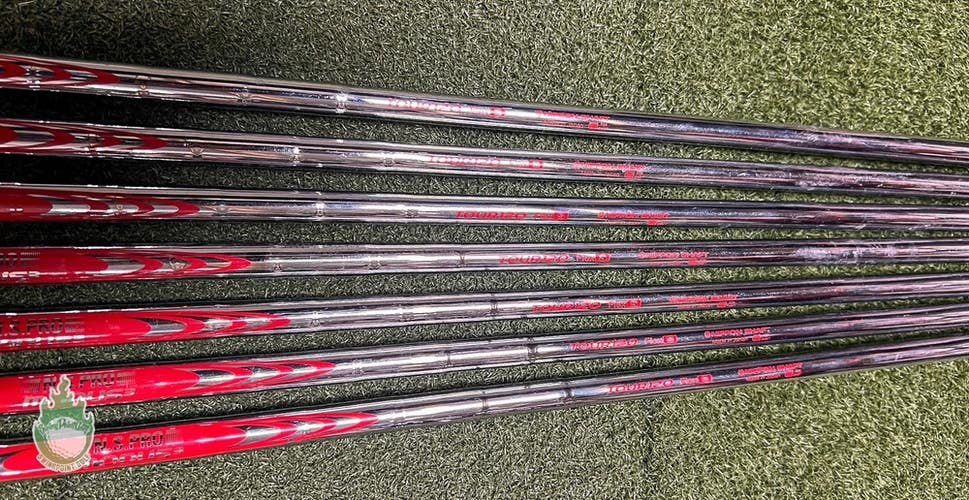Used N.S.Pro Modus3 Tour 120g 4-PW Stiff Flex Steel Iron Set Shafts