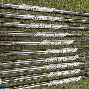 True Temper AMT Tour White S300 4-PW/GW/SW/LW Stiff Flex Steel Iron Set Shafts