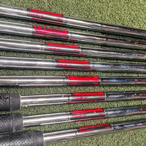 Used KBS Tour-V 4-PW/GW Stiff Flex Steel Iron Set Shafts