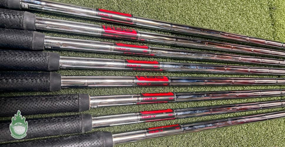 Used KBS Tour-V 4-PW/GW Stiff Flex Steel Iron Set Shafts