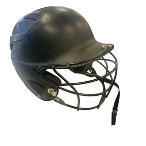 Used Adidas BTE00311 Batting Helmet w/Mask Black SM 11862-S000092846