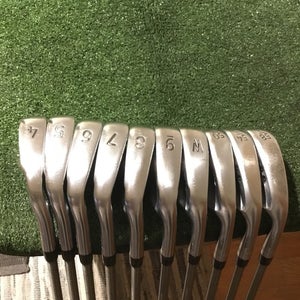 PXG 0311 Forged Irons Set 4-PW-GW-SW-LW Stiff SteelFiber i110 CW Graphite Shafts