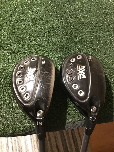 PXG 0317 Hybrids Set (19* HY & 22* HY) Stiff Fujikura Pro 73h Graphite Shafts