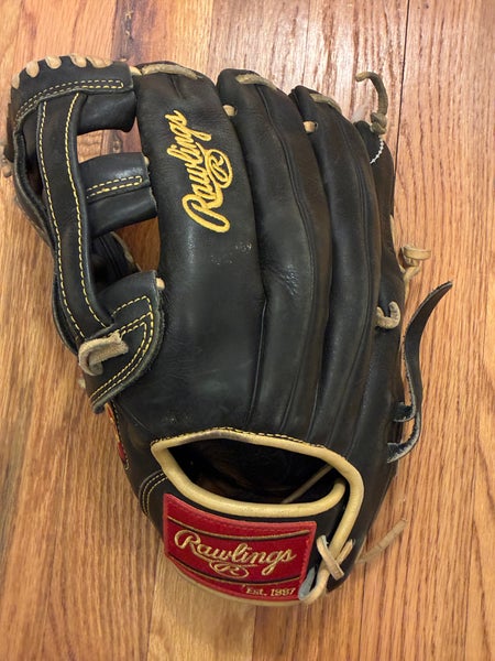 Black Rawlings Select Professional LH Baseball Glove 12.5" (Used)