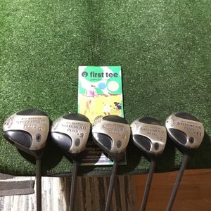 Callaway Big Bertha Steelhead Plus Woods Set D,2W,3W,7W,11W Reg/Seniors Graphite